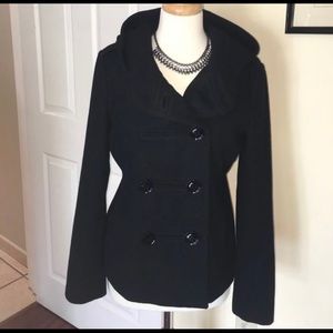Steve Madden Black Trench Coat
